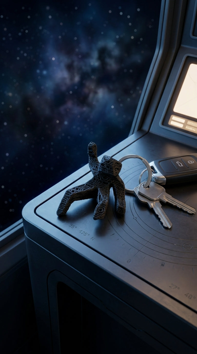I’ll Watch You While You Sleep — Miniature Space Figurine Keychain