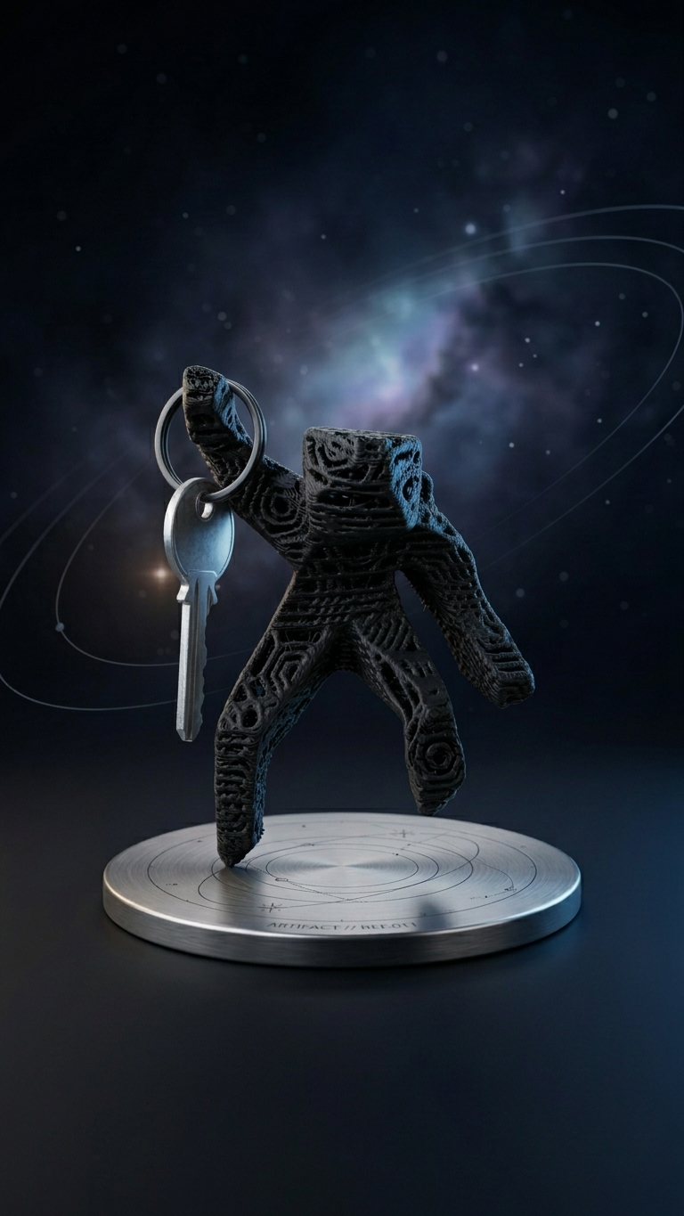 I’ll Watch You While You Sleep — Miniature Space Figurine Keychain